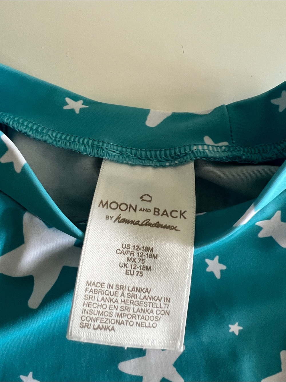 Hanna Andersson NWOT Girls Rash Guard Swimsuit Set | 12–18 Months | UPF 50+ - Picture 3 of 5